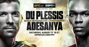 UFC 305 du Plessis vs. Adesanya PPV Pay Per