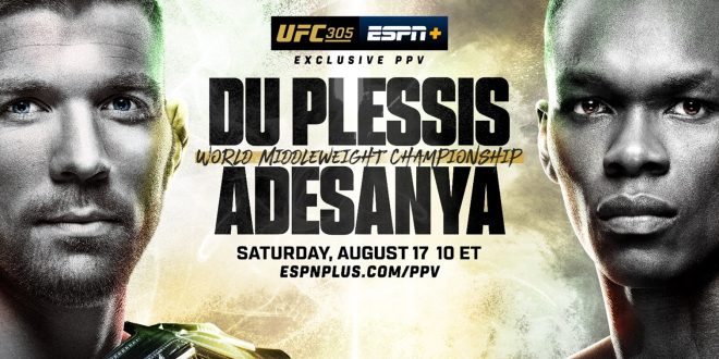 UFC 305 du Plessis vs. Adesanya PPV Pay Per